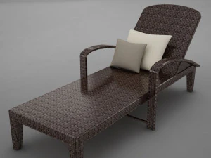 sofa chair 3 modern tropic 3D Model