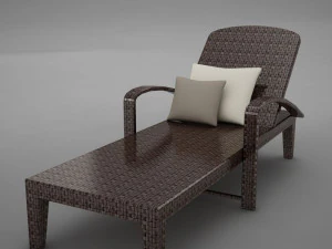 sofa chair 3 modern tropic 3D Model