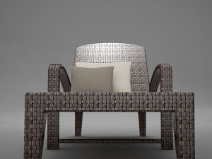 sofa chair 3 modern tropic 3D मॉडल