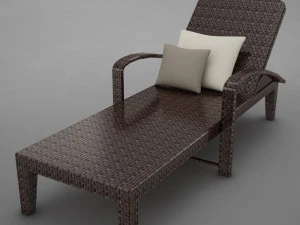 sofa chair 3 modern tropic 3D Model