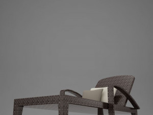 sofa chair 3 modern tropic 3D मॉडल