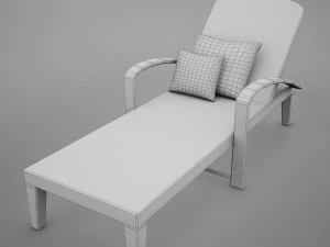 sofa chair 3 modern tropic 3D Model