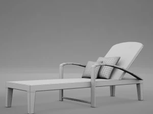 sofa chair 3 modern tropic 3D Model