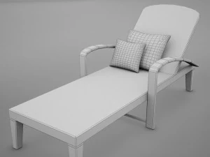 sofa chair 3 modern tropic 3D Model