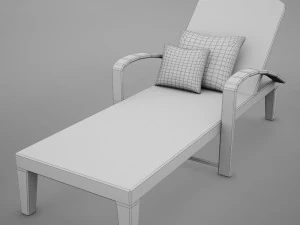 sofa chair 3 modern tropic 3D Model