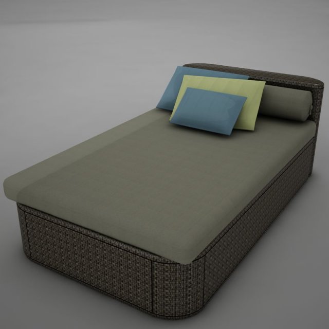 sofa chair 1 modern tropic 3D 模型 .c4d .max .obj .3ds .fbx .stl .blend 