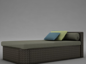 sofa chair 1 modern tropic 3D 模型