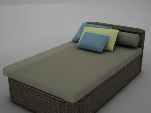 sofa chair 1 modern tropic 3D 模型