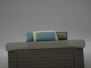 sofa chair 1 modern tropic 3D 模型