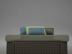 sofa chair 1 modern tropic 3D Model