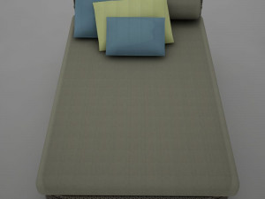 sofa chair 1 modern tropic 3D 模型