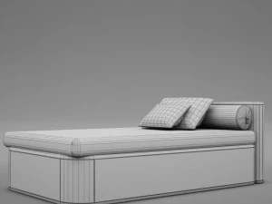 sofa chair 1 modern tropic 3D Model