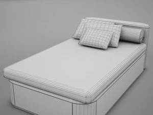 sofa chair 1 modern tropic 3D Model