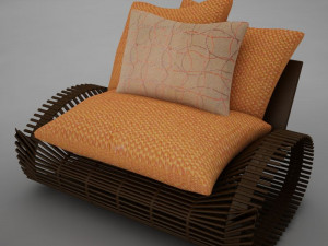 chair modern tropic Model 3D