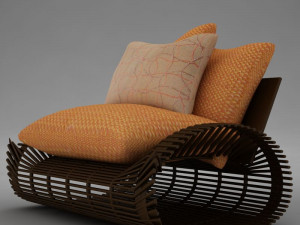 chair modern tropic 3D Model