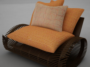 chair modern tropic 3D Model