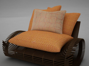 chair modern tropic 3D Model