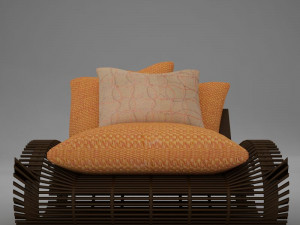 chair modern tropic 3D Model