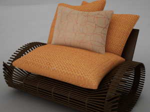 chair modern tropic 3D Model