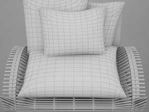 chair modern tropic 3D Model