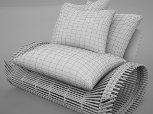chair modern tropic 3D Model