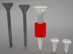screws collection 3D Model