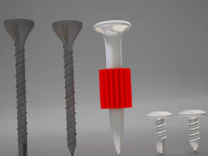 screws collection 3D Model
