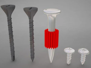 screws collection 3D Model