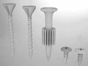 screws collection 3D Model