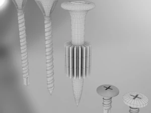 screws collection 3D Model