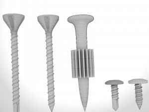 screws collection Modelo 3D