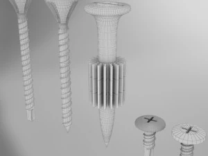 screws collection 3D Model