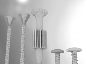 screws collection 3D Model
