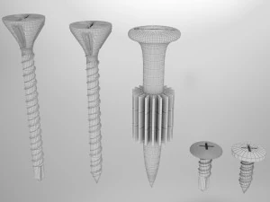 screws collection 3D Model