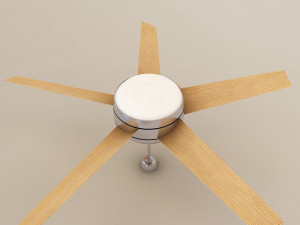 fan 002 modern dinner Modello 3D