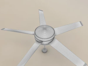fan 002 modern dinner 3D Model