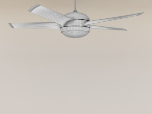 fan 002 modern dinner Modello 3D