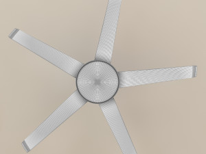 fan 002 modern dinner Modello 3D
