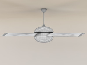 fan 002 modern dinner Modello 3D