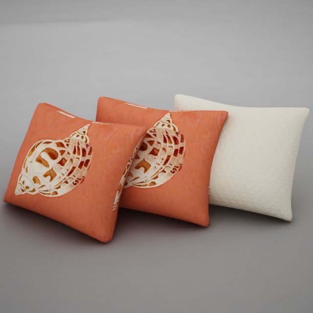 pillow02 3D 모델 .c4d .max .obj .3ds .fbx .stl .blend