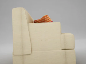 बड़ा सोफ़ा 3D मॉडल