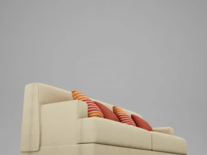 बड़ा सोफ़ा 3D मॉडल