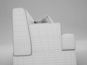 बड़ा सोफ़ा 3D मॉडल