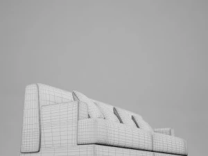 बड़ा सोफ़ा 3D मॉडल