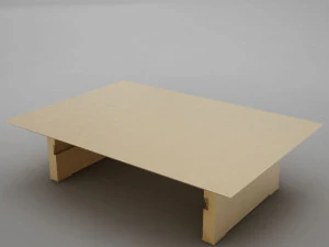 modern wood coffe table 3D Model