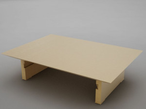 modern wood coffe table 3D Model