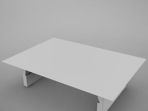 modern wood coffe table 3D Model