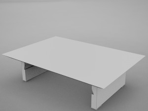 modern wood coffe table 3D Model