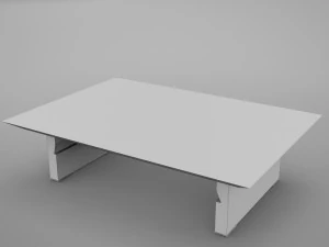 modern wood coffe table 3D Model