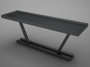 modern dining room buffet table 04 3Dモデル
